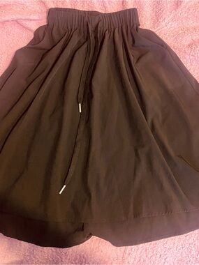 Rue21 Black A-Line Drawstring Skirt